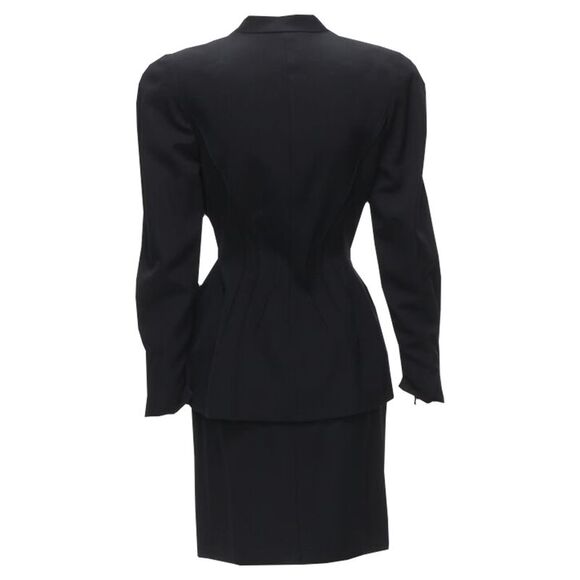 Thierry Mugler Star button space age curved collar power blazer - Picture 6 of 6